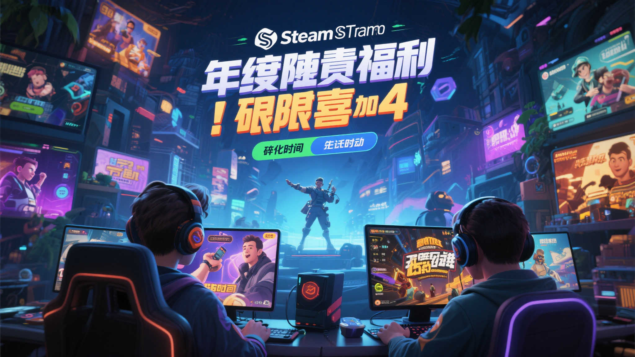 别错过!限时领取四款Steam免费游戏,包括《太空堡垒》!